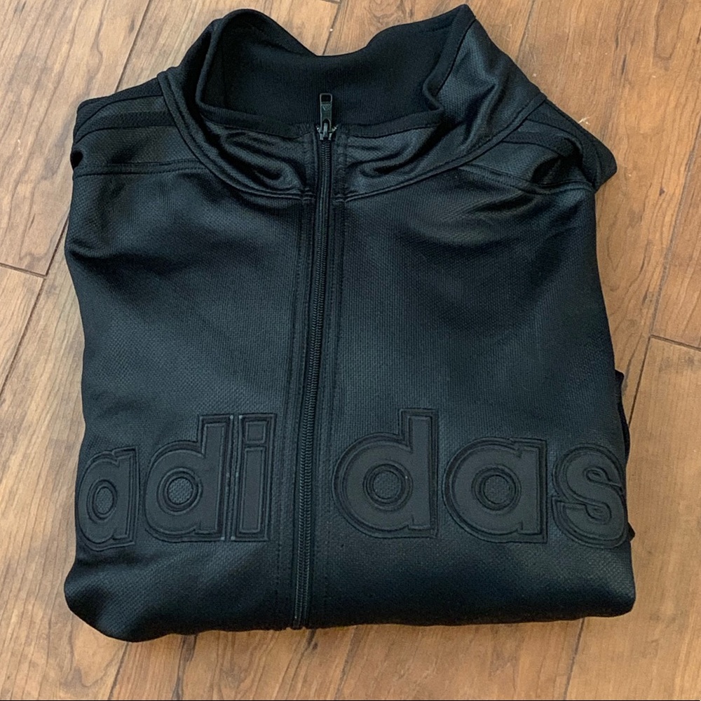 Adidas Black light 3X weight zipper jacket